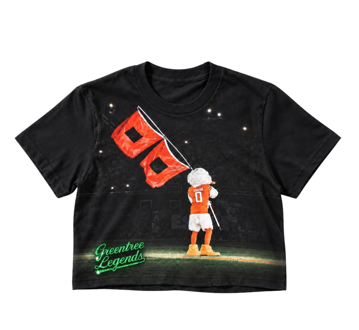 Greentree Legends “Hurricane Warning” Crop Top