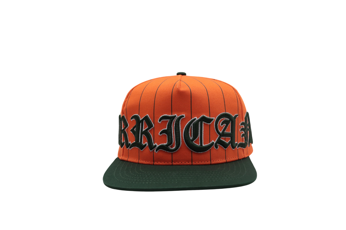 Fooley Orange Pinstripes Snapback