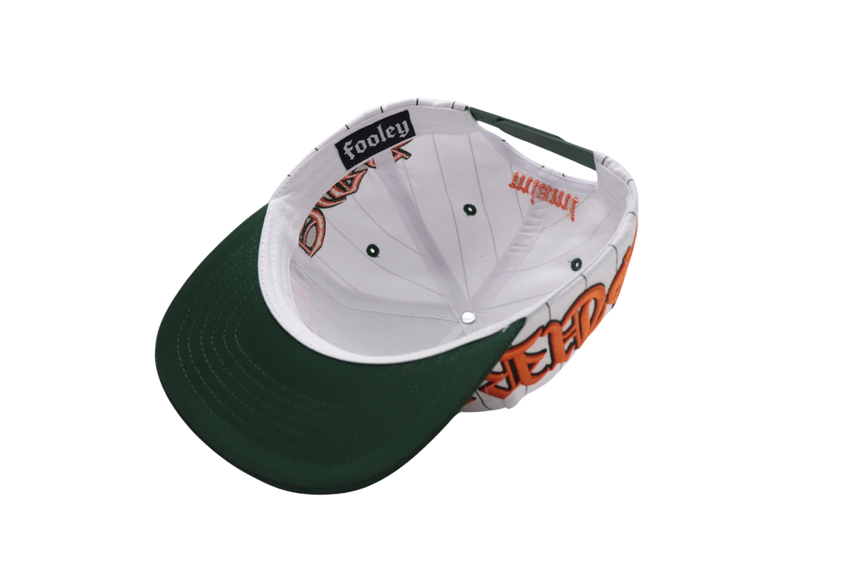 Fooley White Pinstripes Snapback