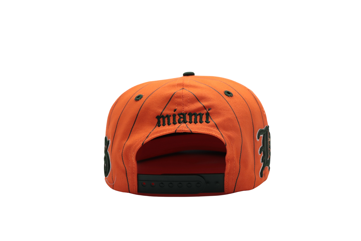 Fooley Orange Pinstripes Snapback