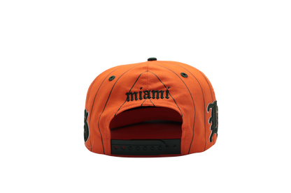 Fooley Orange Pinstripes Snapback