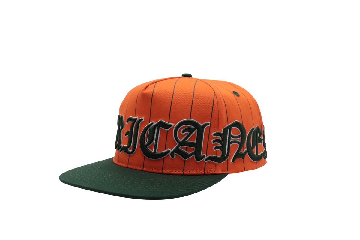 Fooley Orange Pinstripes Snapback