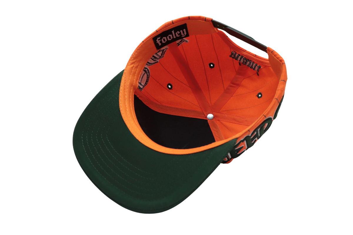 Fooley Orange Pinstripes Snapback